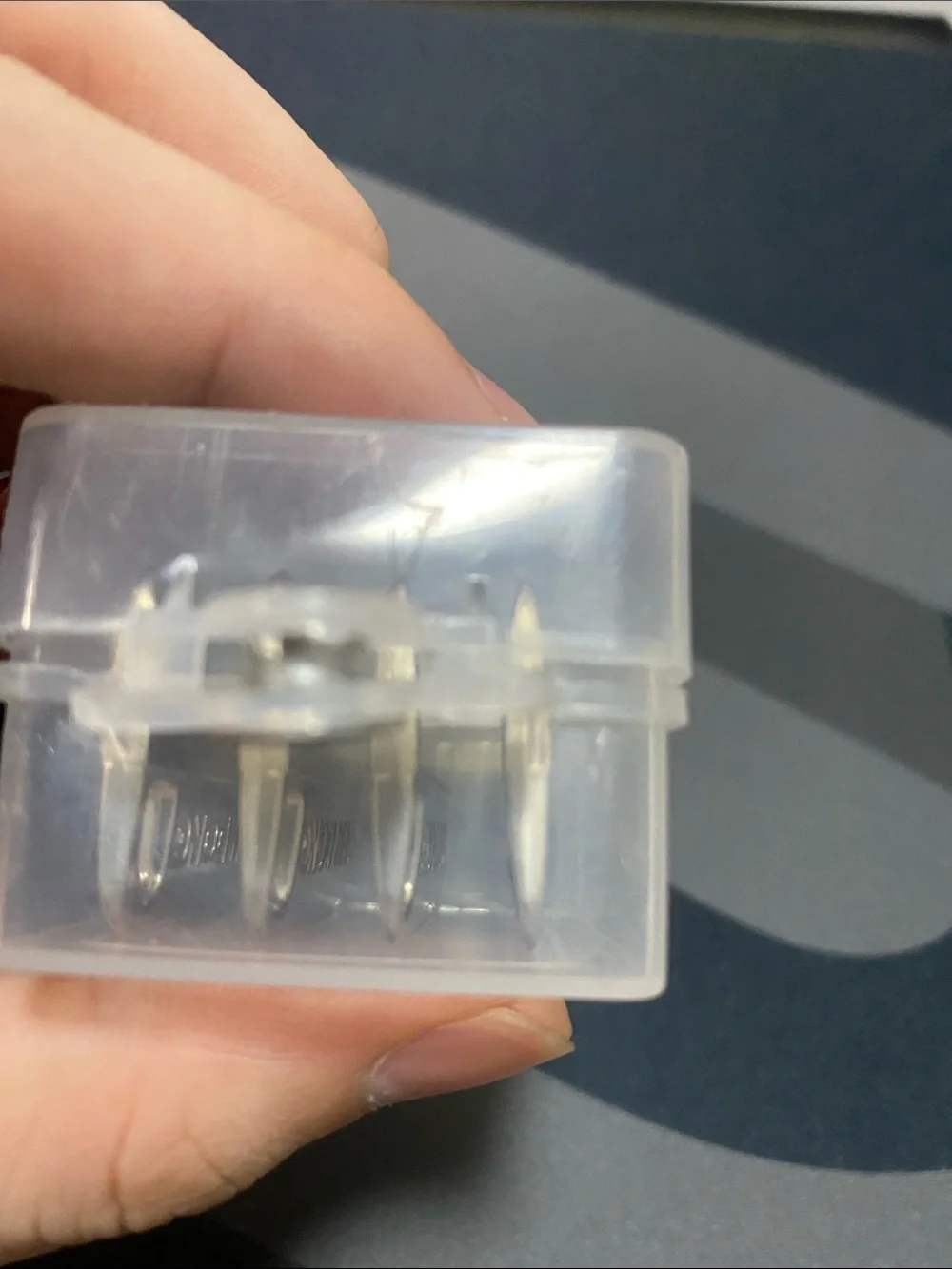 Silver Precision Metal Pins with Clear Storage Case - Ideal for Electronics
